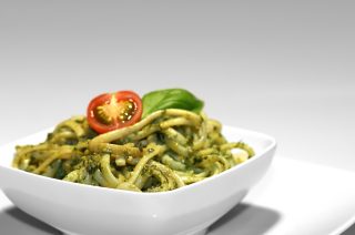 Basilikum-Spaghetti