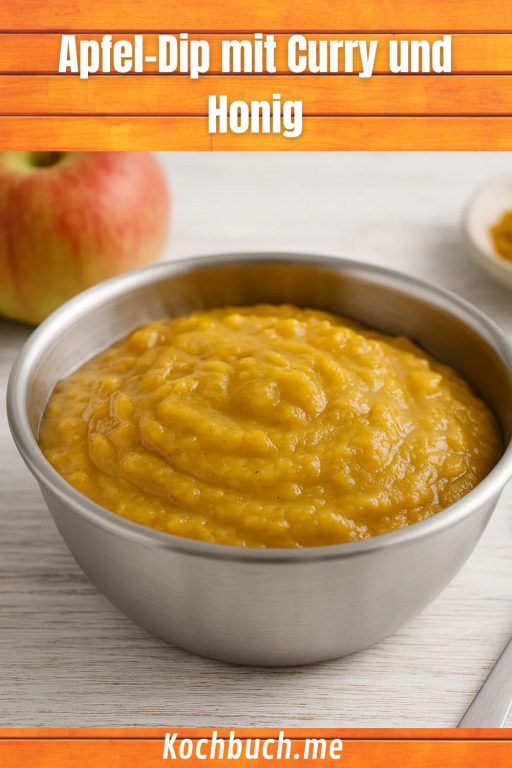 Apfel-Dip mit Curry und Honig