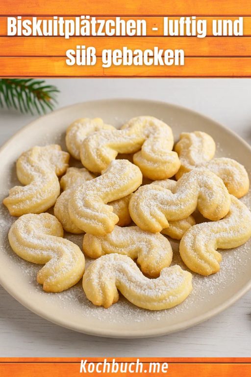 Biskuitplätzchen – luftig und süß gebacken