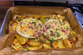 Ofenkartoffel mit Camembert