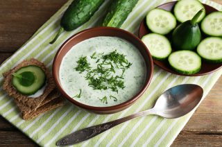 Gurkencremesuppe