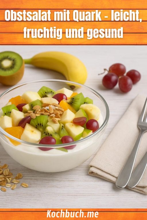 Obstsalat mit Quark – leicht, fruchtig und gesund