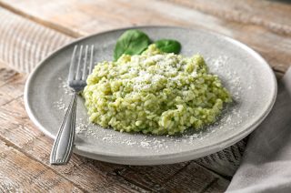 Spinat-Risotto