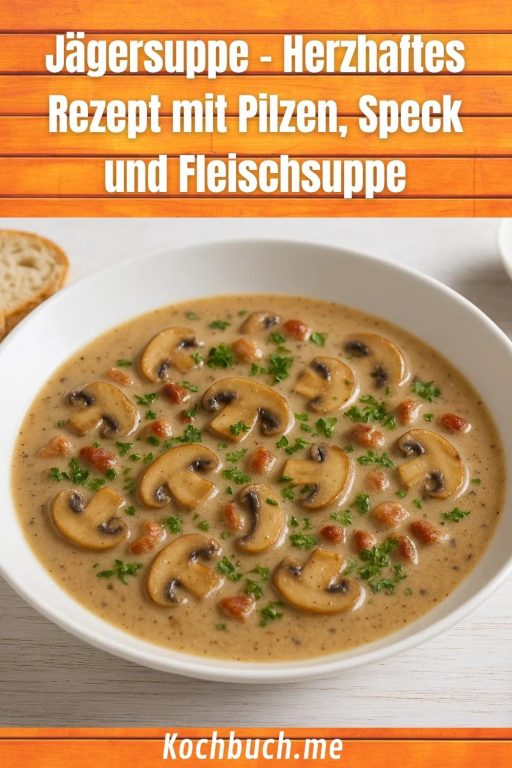 Jägersuppe – Herzhaftes Rezept mit Pilzen, Speck und Fleischsuppe
