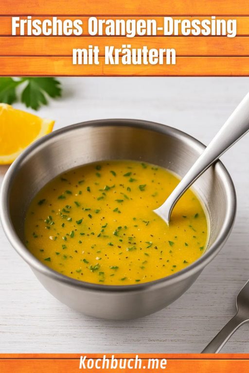 Frisches Orangen-Dressing mit Kräutern
