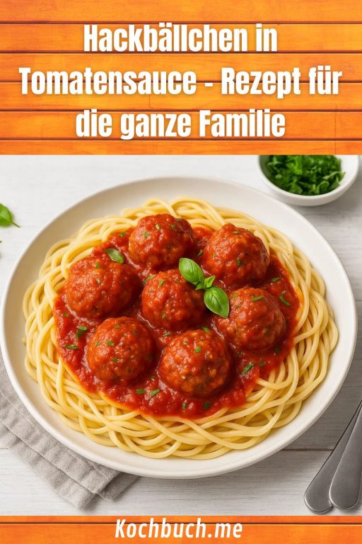 Hackbällchen in Tomatensauce – Rezept für die ganze Familie