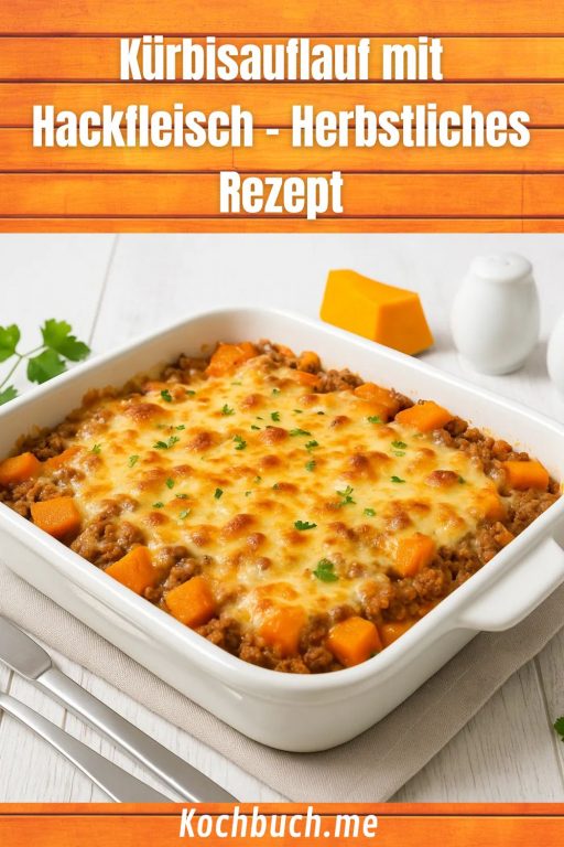Kürbisauflauf mit Hackfleisch – Herbstliches Rezept