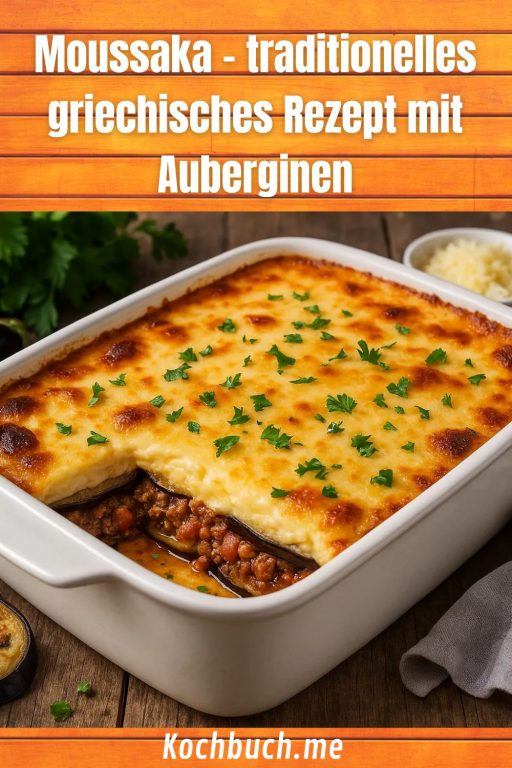 Moussaka – traditionelles griechisches Rezept mit Auberginen