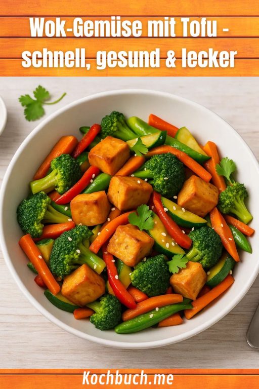 Wok-Gemüse mit Tofu – schnell, gesund & lecker