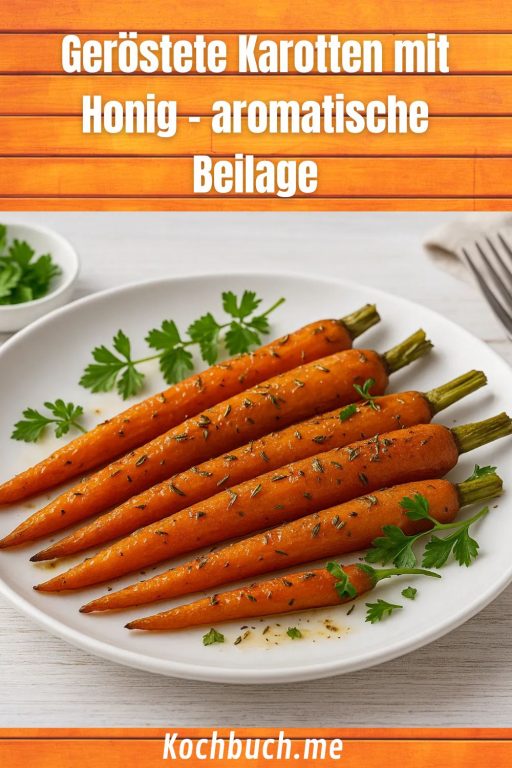 Geröstete Karotten mit Honig – aromatische Beilage