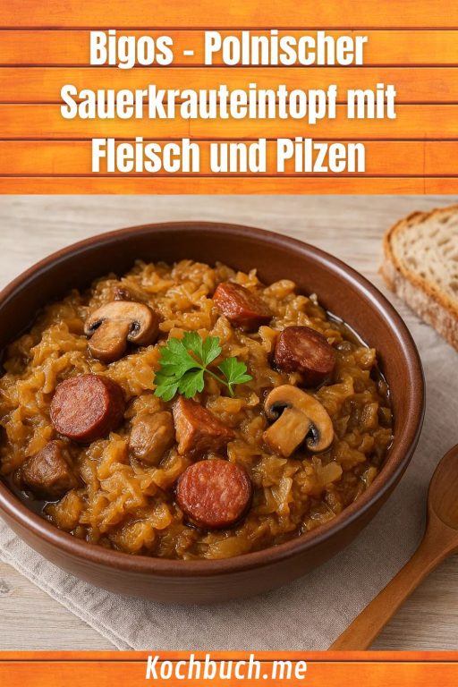 Bigos – Polnischer Sauerkrauteintopf mit Fleisch und Pilzen