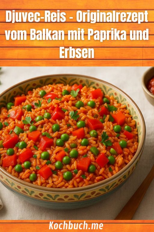 Djuvec-Reis – Originalrezept vom Balkan mit Paprika und Erbsen