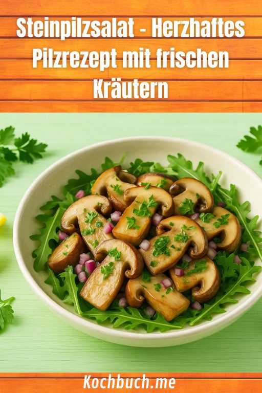 Steinpilzsalat – Herzhaftes Pilzrezept mit frischen Kräutern